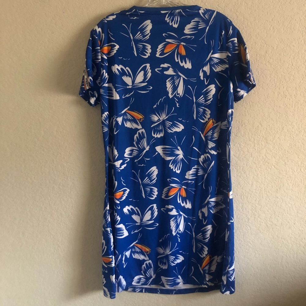 ADIDAS X FARM RIO Butterfly Pint Dress Size Large NWT - Picture 3 of 4